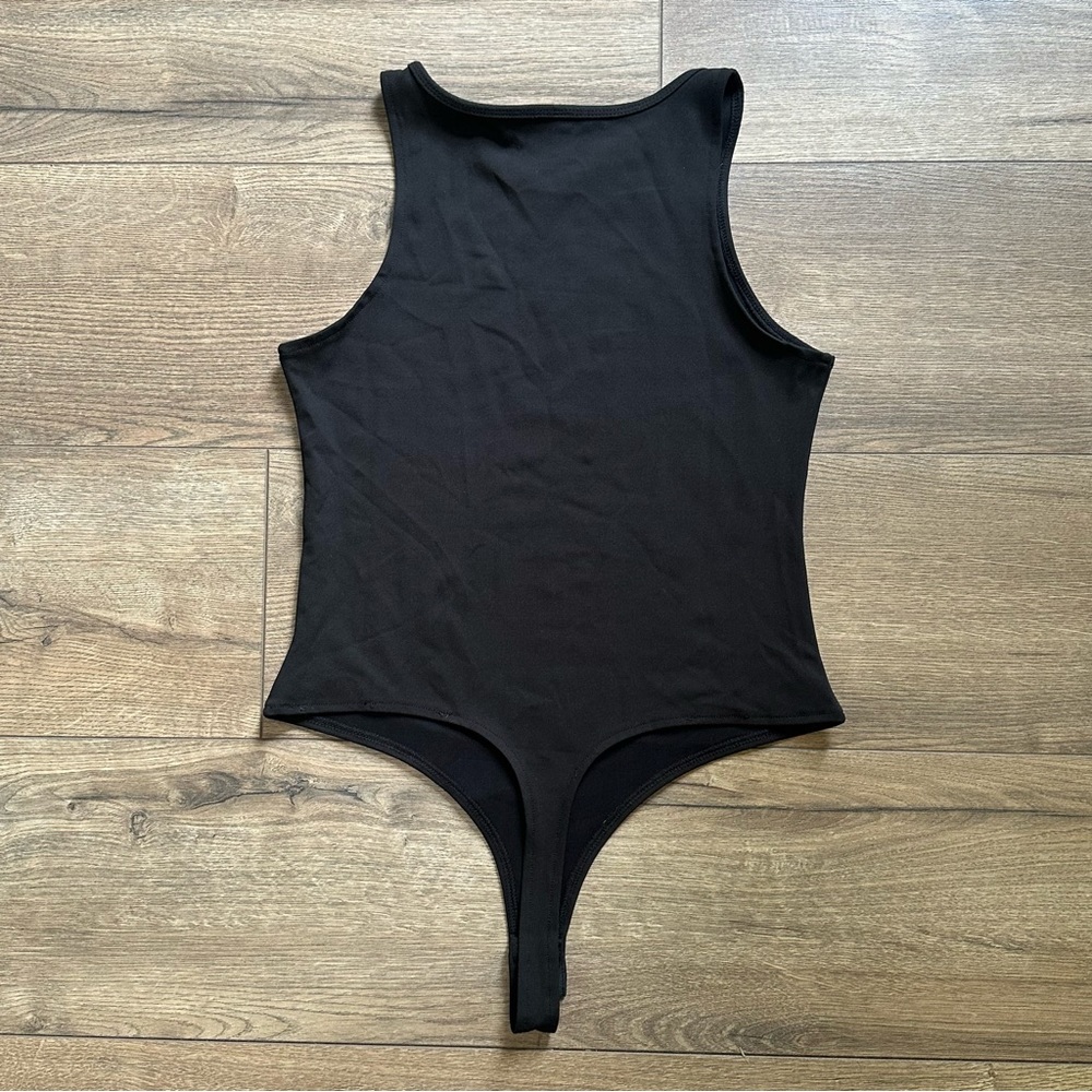Black Racerback Bodysuit - Picture 4 of 7